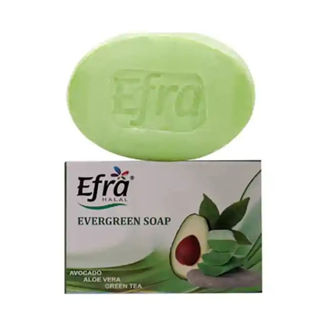 Efra Halal Soap Evergreen (1 Box Of 100 gm Soap)