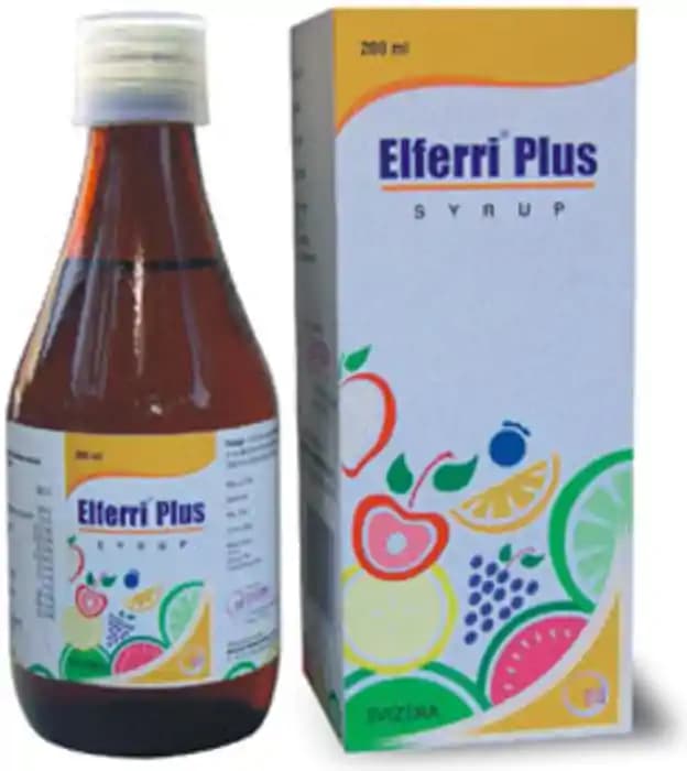 Elferri Plus Syrup (1 Bottle of 200 ml Syrup)