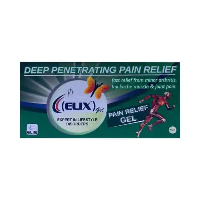 Elix Pain Relief Gel (1 Tube Of 30 gm Gel)