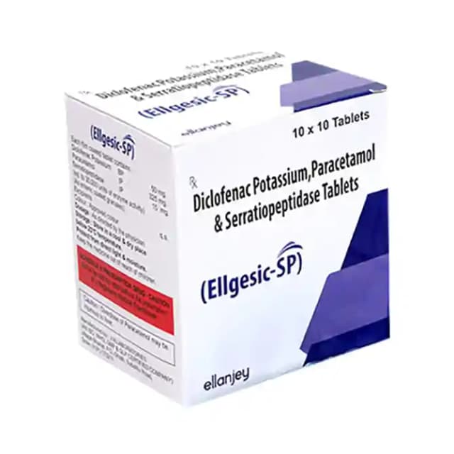 Ellgesic SP (10 tablets in 1 strip)