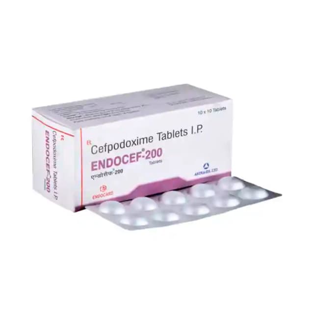 Endocef 200 (10 tablets in 1 strip)
