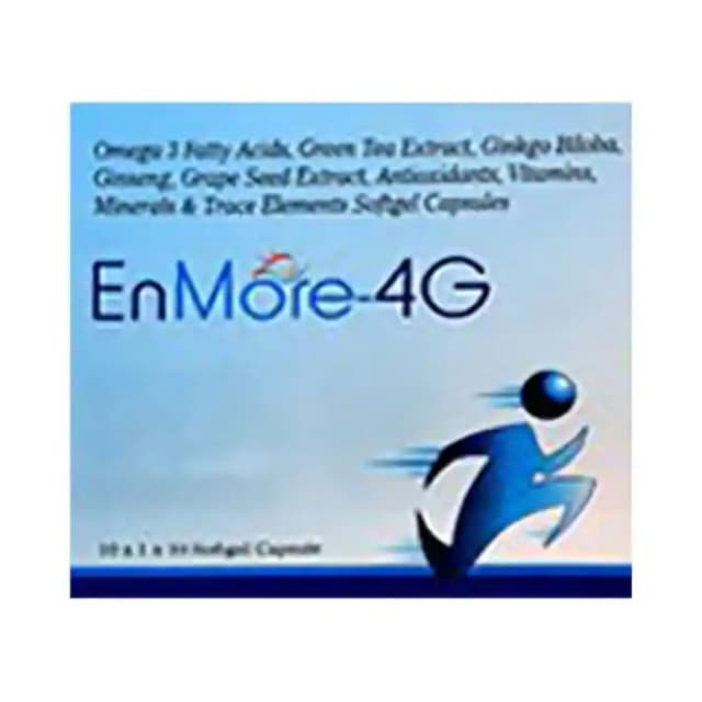 Enmore 4G Softgel (1 Strip Of 10 soft gelatin capsules)