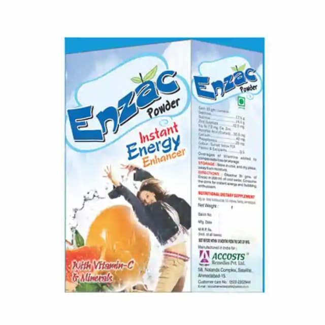 Enzac Powder Orange (1 Box Of 210 gm Powder)