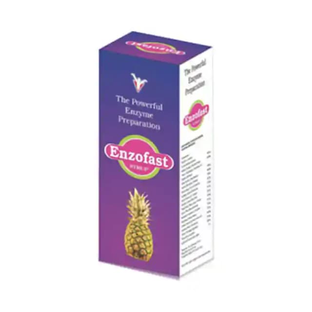 Enzofast Syrup Pineapple (1 Bottle of 200 ml Syrup)