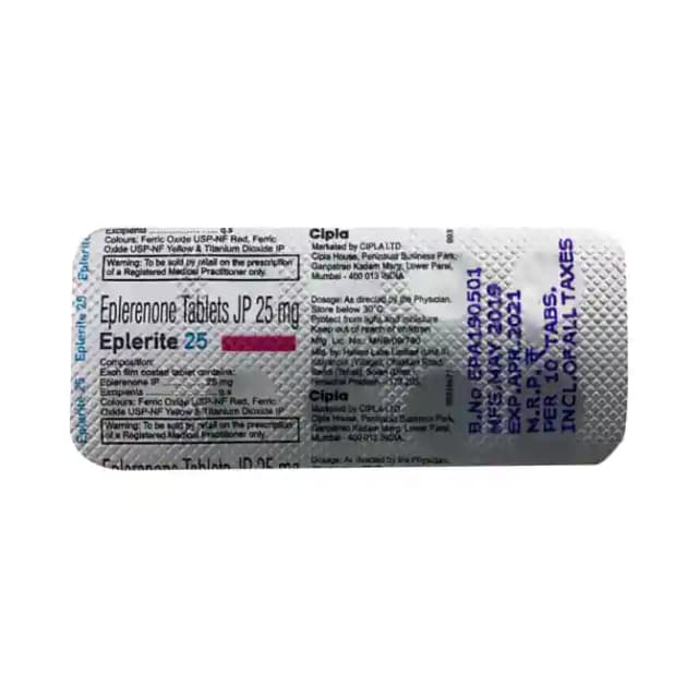 Eplerite 25 (10 tablets in 1 strip)