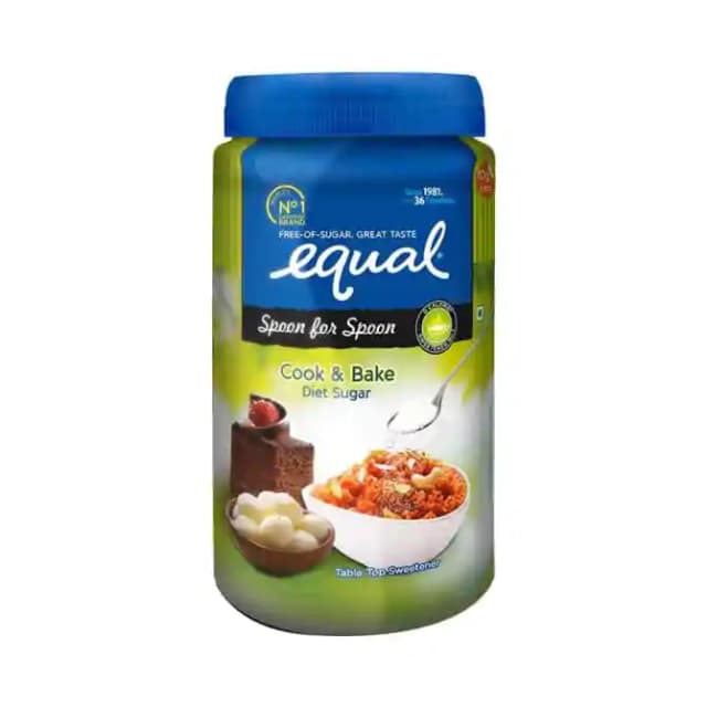 Equal Cook & Bake Diet Sugar (1 Jar Of 90 gm Powder)