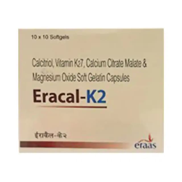Eracal K2 Soft Gelatin (1 Strip Of 10 soft gelatin capsules)