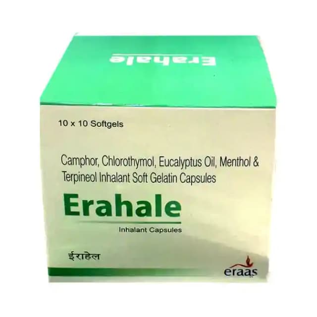 Erahale Inhalant (1 Strip Of 10 soft gelatin capsules)