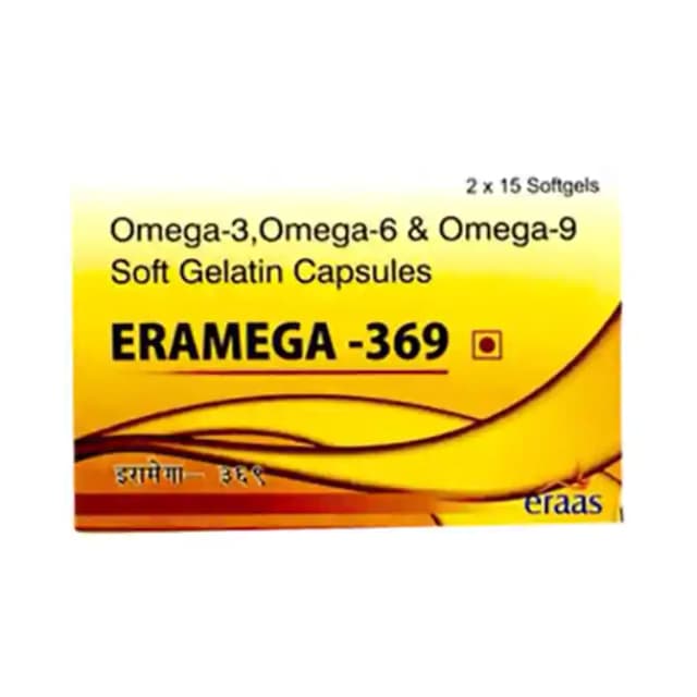 Eramega 369 Soft Gelatin (1 Strip Of 30 soft gelatin capsules)