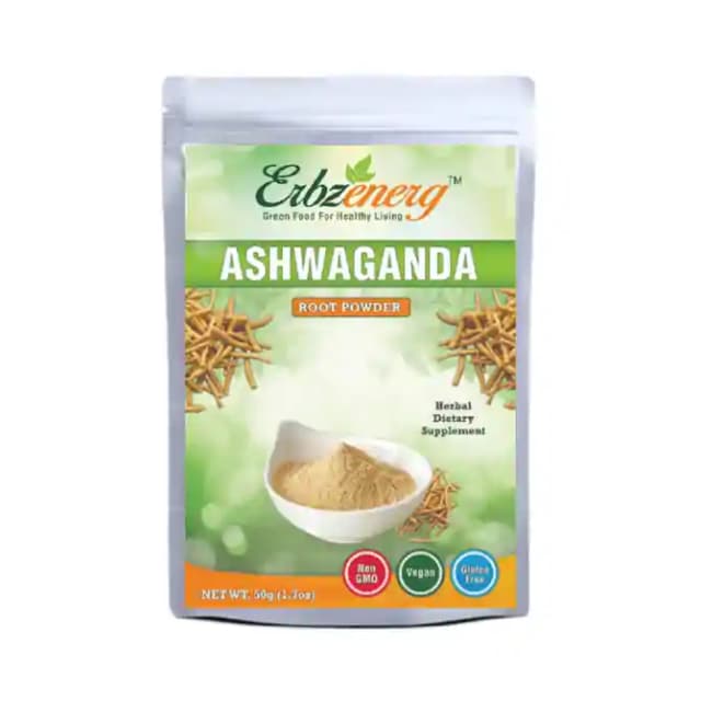 Erbzenerg Ashwagandha Root Powder (1 Packet Of 50 gm Powder)