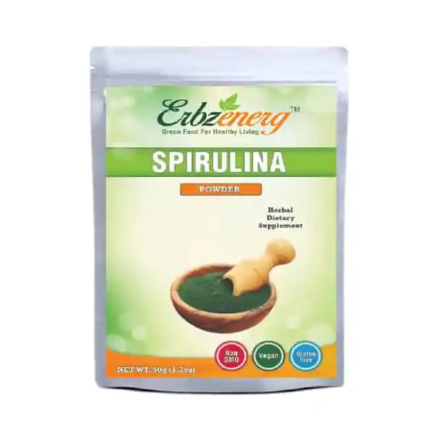 Erbzenerg Spirulina Powder (1 Packet Of 50 gm Powder)