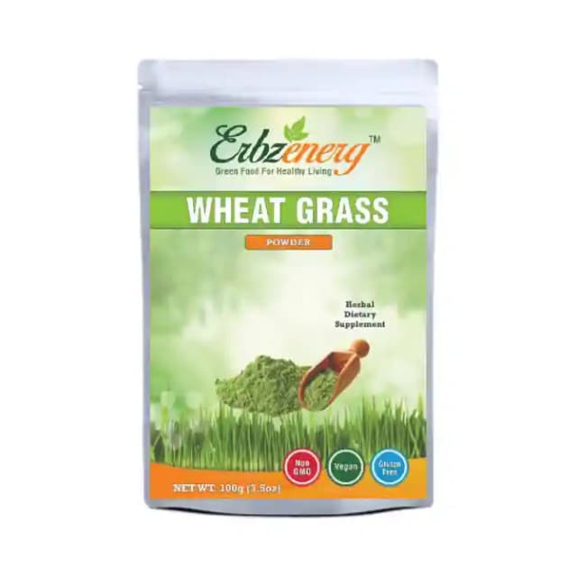 Erbzenerg Wheat Grass Leaf Powder (1 Packet Of 100 gm Powder)