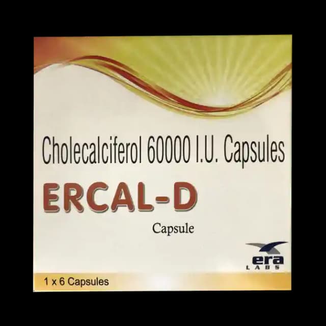 Ercal D (1 Strip Of 6 capsules)