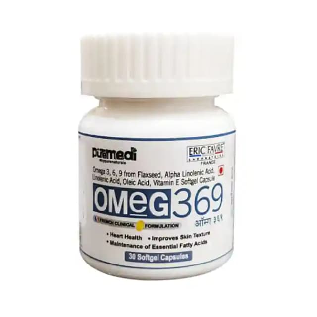 Eric Favre OMeG 369 Softgel (1 Bottle of 30 soft gelatin capsules)