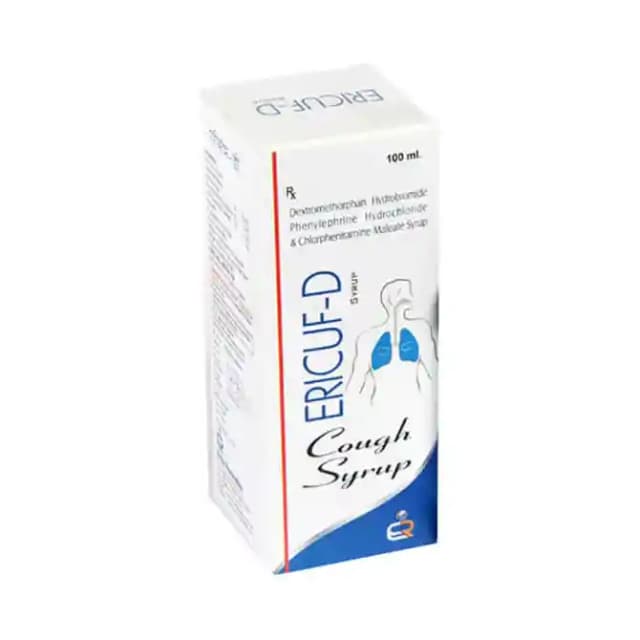 Ericuf D Syrup (100 ml in 1 bottle)