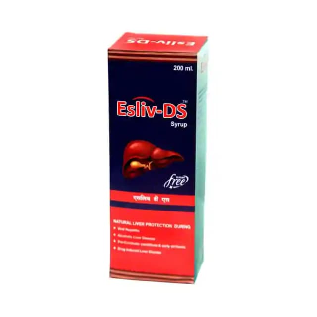 Esliv DS Sugarfree Syrup (1 Bottle of 200 ml Syrup)
