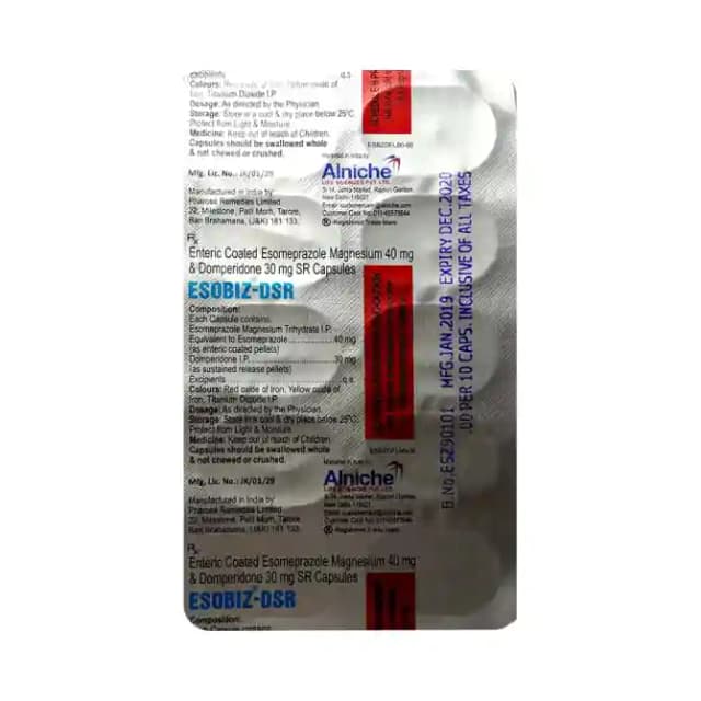 Esobiz DSR (15 capsule in 1 strip)
