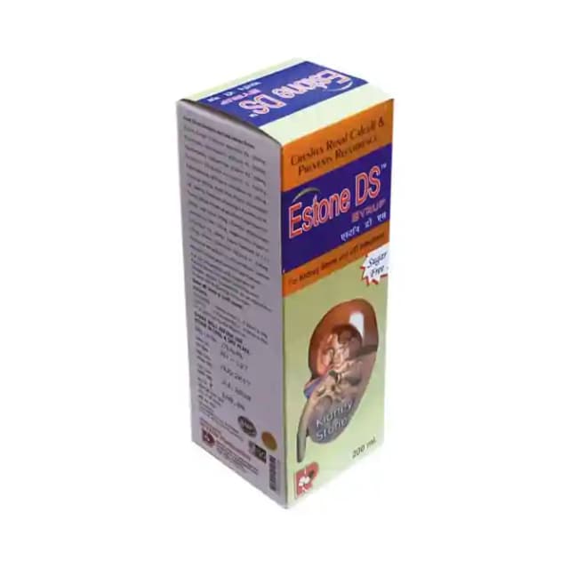 Estone DS Sugarfree Syrup (1 Bottle of 200 ml Syrup)