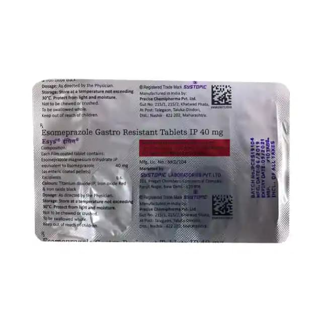 Esys (10 tablets in 1 strip)