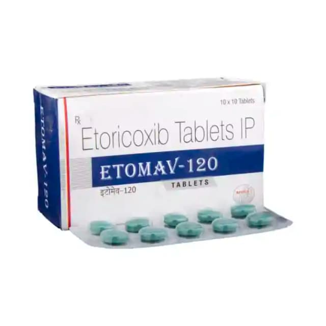 Etomav 120 (10 tablets in 1 strip)