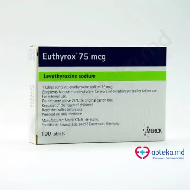 Euthyrox 75 (100 tablets in 1 Bottle)