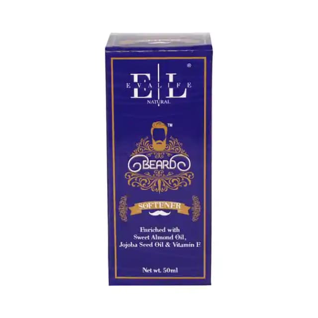 Evalife Beard Softener (1 Bottle of 50 ml Liquid)