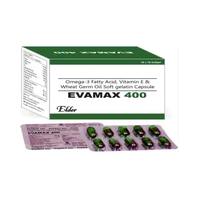 Evamax 400 Soft Gelatin (1 Strip Of 10 soft gelatin capsules)