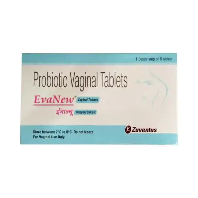 Evanew Vaginal (8 tablets vt in 1 strip)