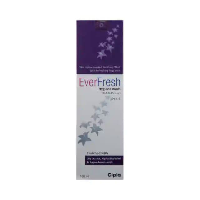 Everfresh Hygiene Wash (1 Bottle of 100 ml Vaginal Wash)