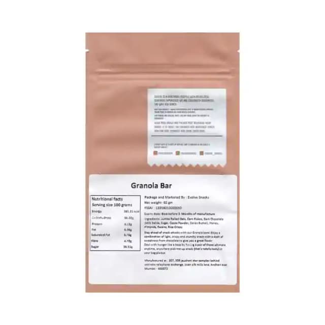 Evolve Granola Bar (1 Packet Of 60 gm Bar)