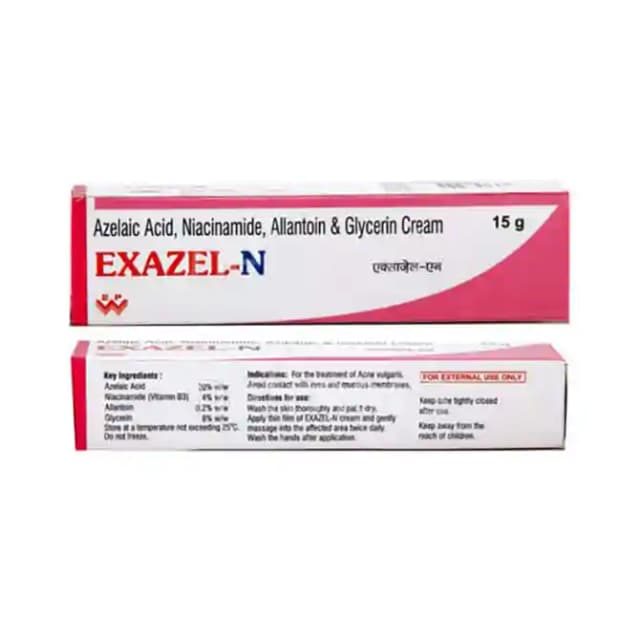 Exazel N Cream (1 Tube Of 15 gm Cream)