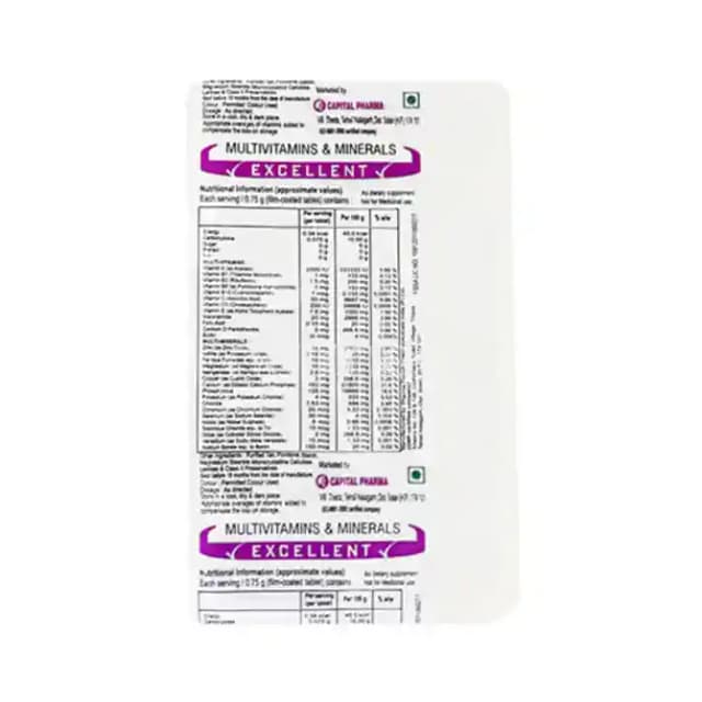 Excellent (1 Strip Of 10 tablets)