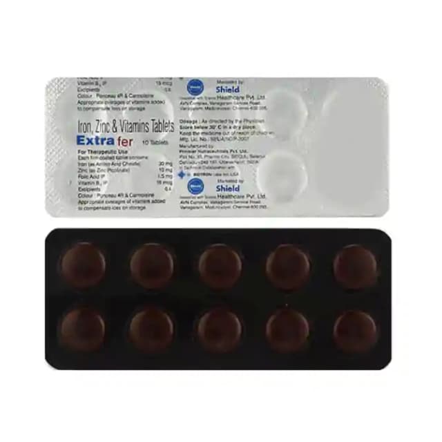 Extrafer (1 Strip Of 10 tablets)