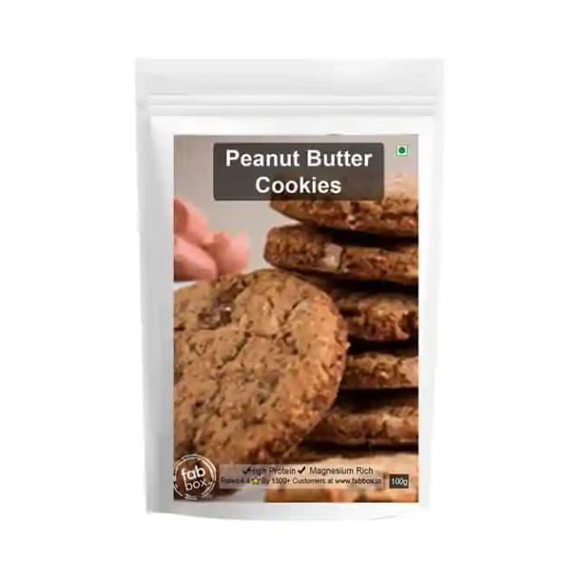 Fabbox Cookie Peanut Butter (1 Packet Of 100 gm Cookie)