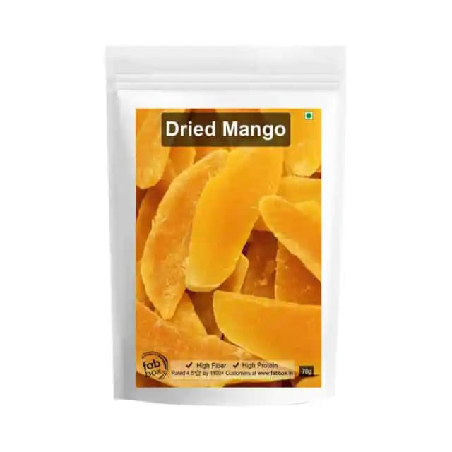 Fabbox Dried Mango (1 Packet Of 70 gm Dry Fruits)