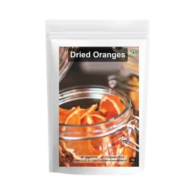 Fabbox Dried Oranges (1 Packet Of 70 gm Dry Fruits)