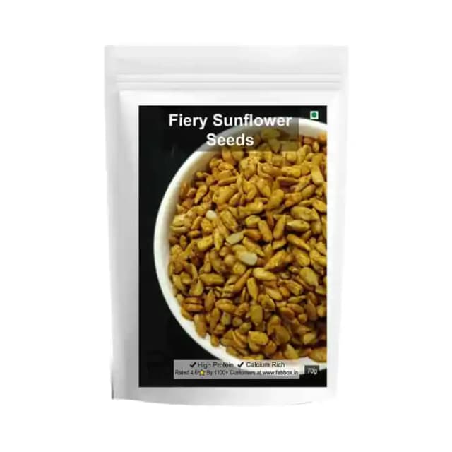 Fabbox Fiery Sunflower Seeds (1 Packet Of 70 gm Seeds)