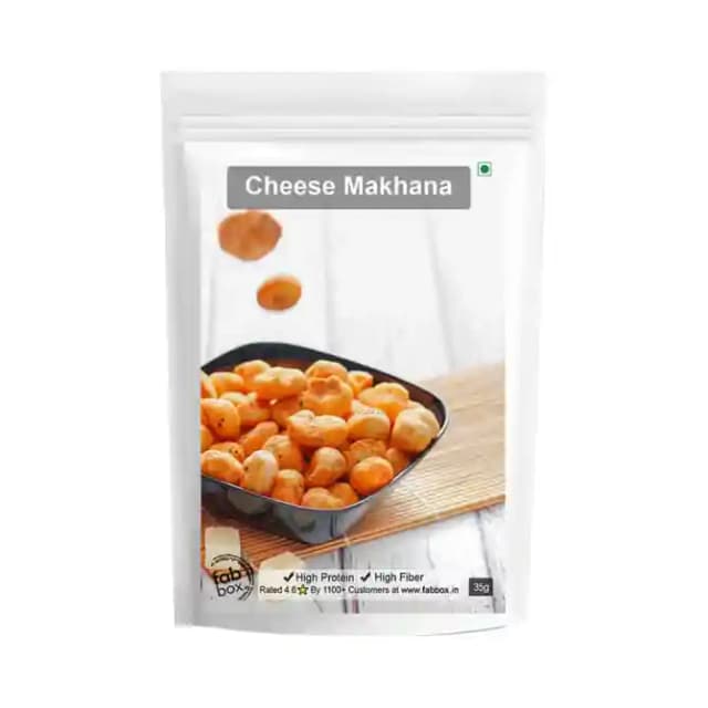 Fabbox Makhana Cheese (1 Packet Of 35 gm Dry Fruits)