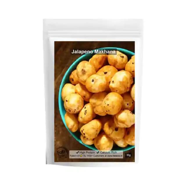 Fabbox Makhana Jalapeno (1 Packet Of 35 gm Dry Fruits)