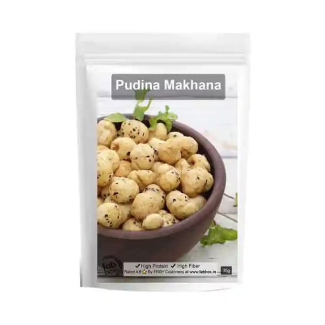 Fabbox Makhana Pudina (1 Packet Of 35 gm Dry Fruits)