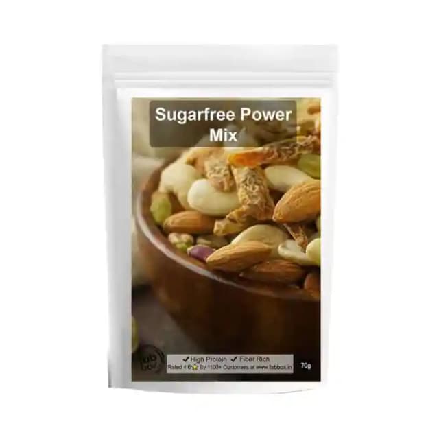 Fabbox Mix Sugarfree Power (1 Packet Of 70 gm Snacks)