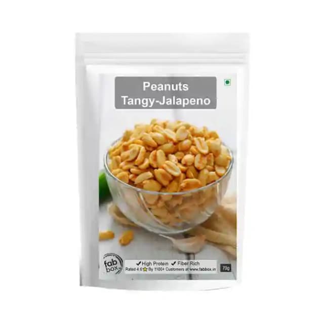 Fabbox Peanuts Tangy Jalapeno (1 Packet Of 70 gm Nuts)