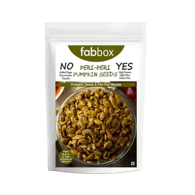 Fabbox Peri Peri Pumpkin Seeds (1 Packet Of 70 gm Seeds)