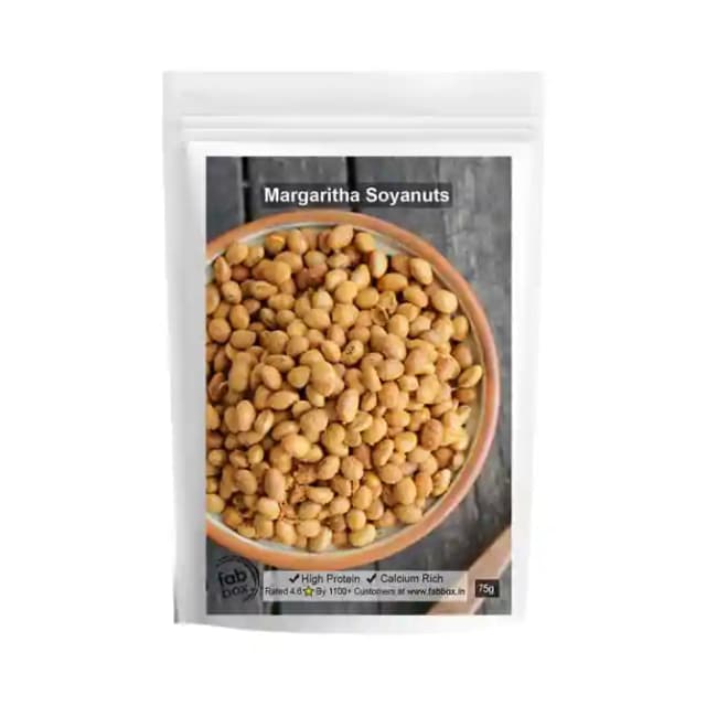 Fabbox Soya Nuts Margaritha (1 Packet Of 75 gm Nuts)