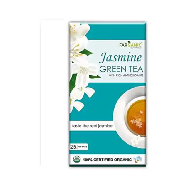 Farganic Jasmine Green Tea (1 Box Of 25 tea bags)