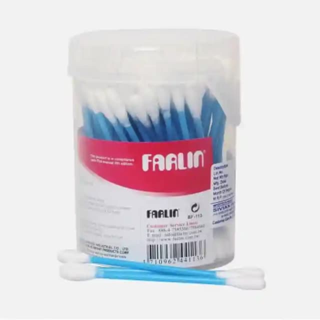 Cotton Buds Farlin (1 Bottle of 100 Buds)