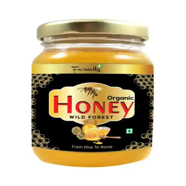 Farmity Organic Honey Wild Forest (1 Jar Of 225 gm Paste)
