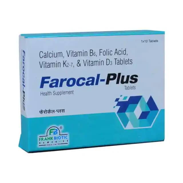Farocal Plus (1 Packet Of 10 tablets)