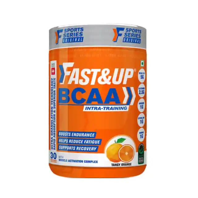 Fast&Up BCAA Orange (1 Jar Of 450 gm Powder)