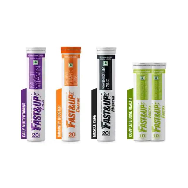 Fast&Up Complete Health Bundle (1 Combo packof5 Packs)